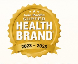 Asia Pacific Super Health Brand award logo